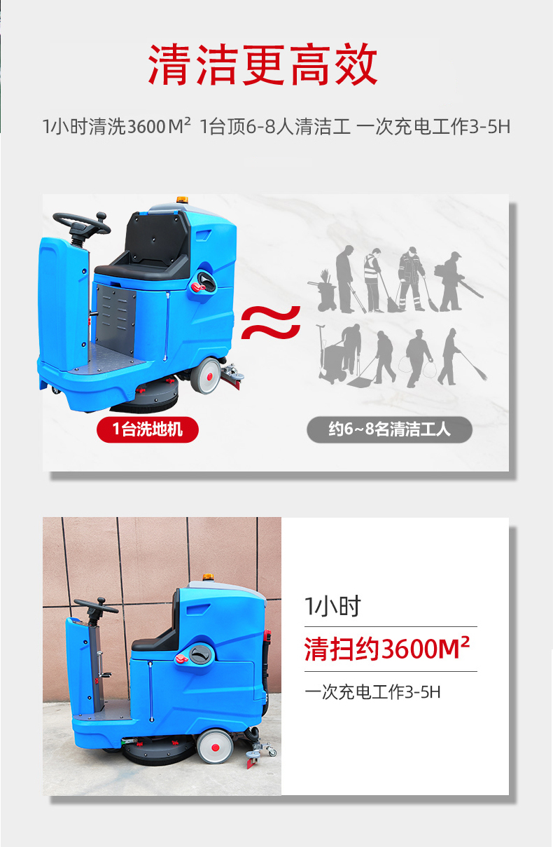 汕头驾驶式洗地机更适合用在高铁站